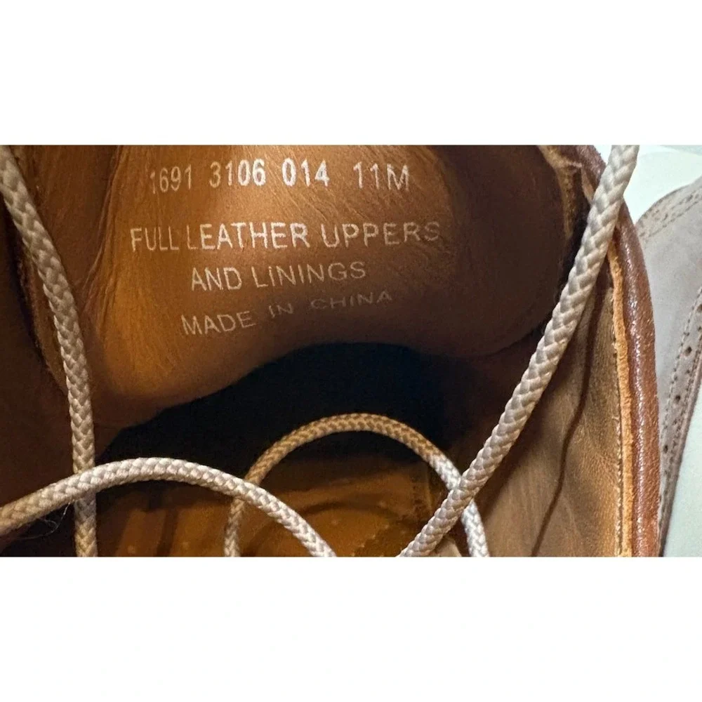 Brown And Cream Saddle Shoes | Jos A Bank | Men's Size 11